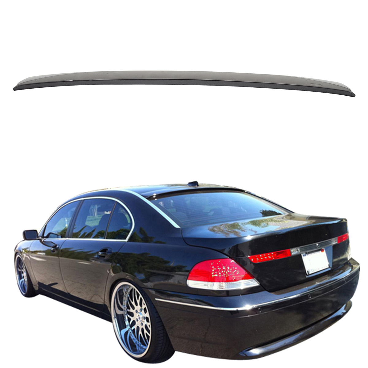 2002-2008 BMW E65 E66 7 Series Sedan AC Style Rear Roof Spoiler ABS
