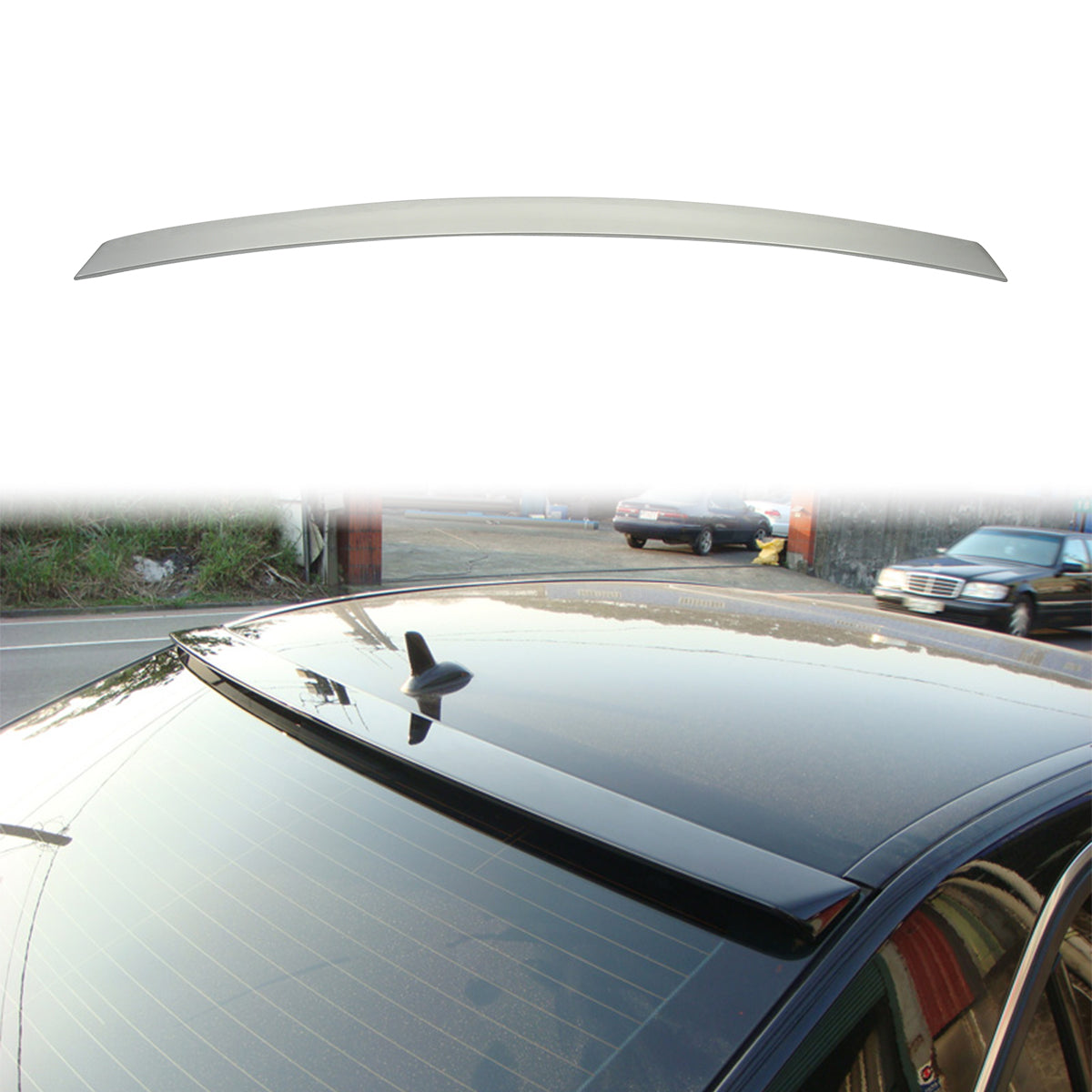 2010-2016 Mercedes Benz W212 OE Style Roof Spoiler ABS