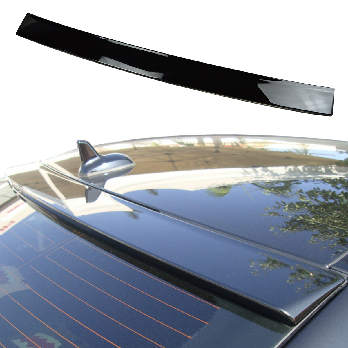 2011-2015 Benz C-Class C204 2Dr Rear Roof Spoiler Wing ABS