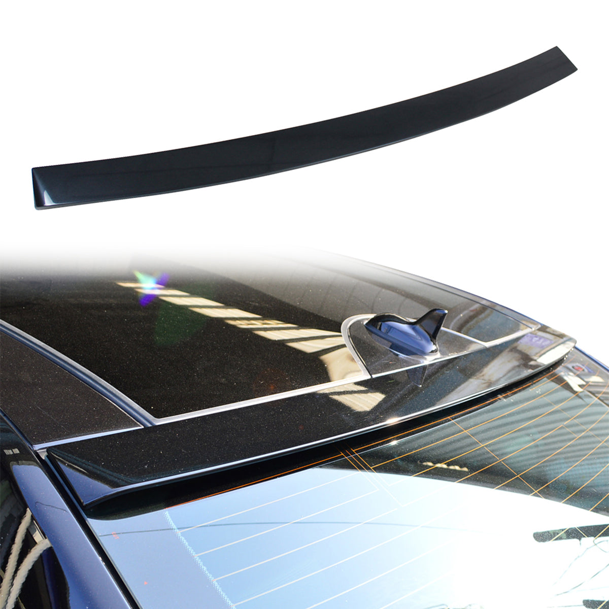 2010-2016 Mercedes Benz W212 OE Style Roof Spoiler ABS