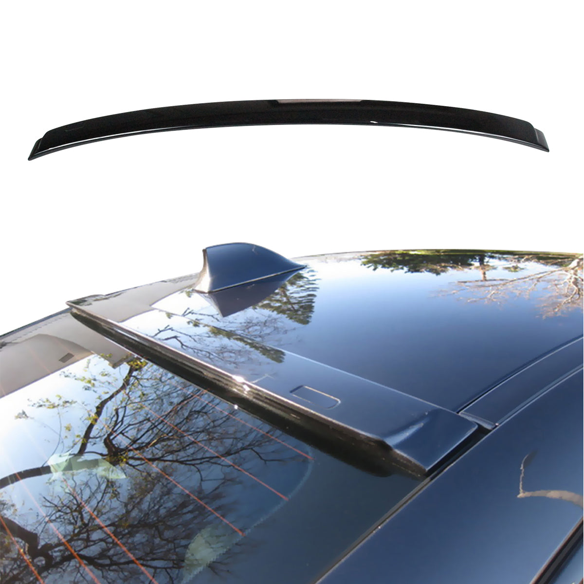 2011-2016 BMW F10 5 Series Sedan AC Style Roof Spoiler ABS