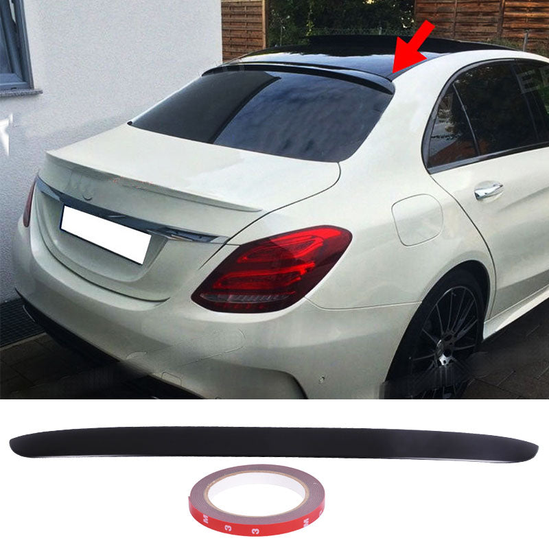 2015-2021 Mercedes Benz W205 OE Style Rear Roof Spoiler Wing ABS