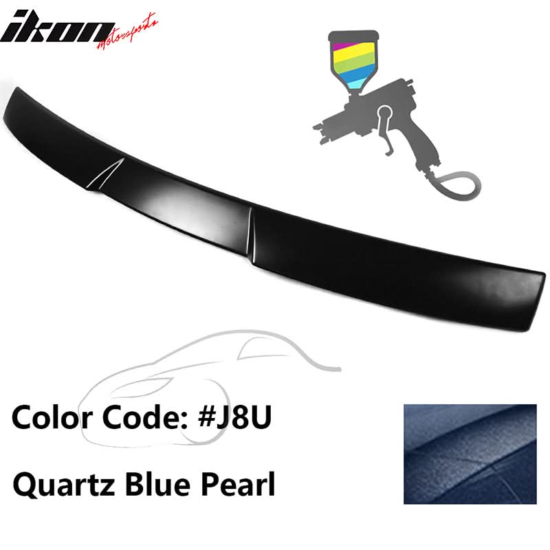 2015-2021 Subaru WRX V Style Quartz Blue Pearl Rear Roof Spoiler ABS