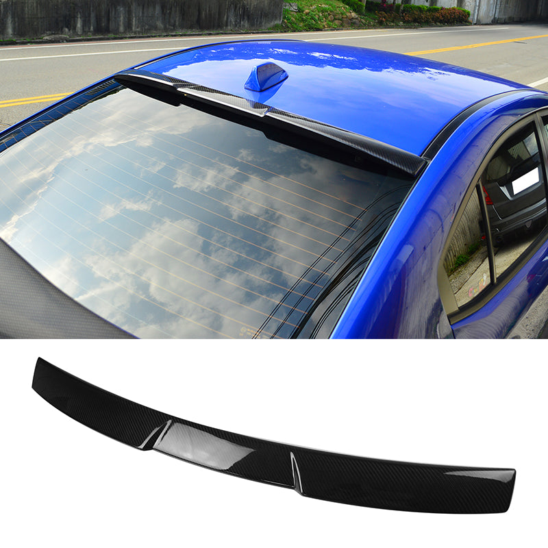 2015-2021 Subaru WRX STI V Style Roof Spoiler Carbon Fiber