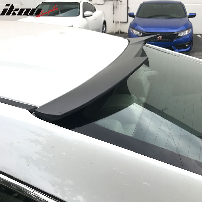 2016-2021 Honda Civic Sedan V Style Unpainted Rear Roof Spoiler ABS