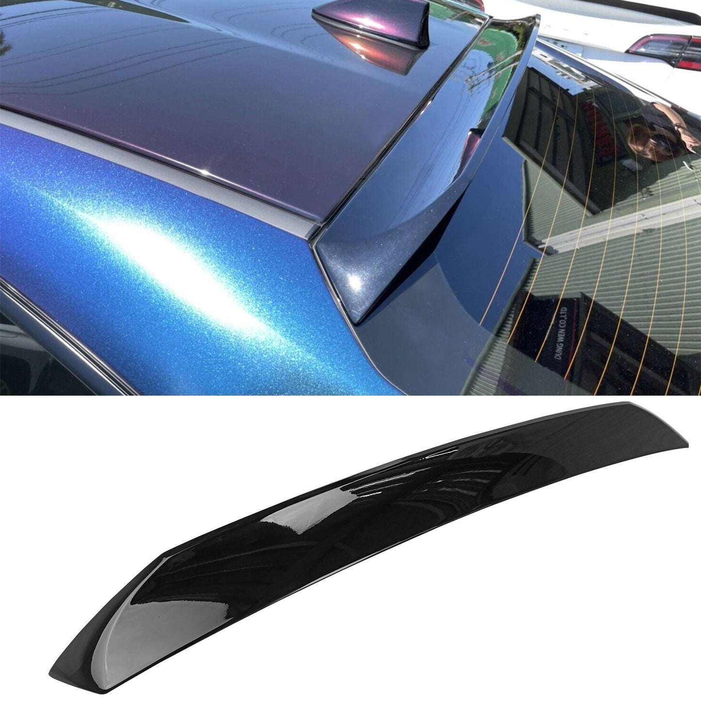 2022-2025 Subaru BRZ Toyota GR86 IKON Style Roof Spoiler Gloss Black