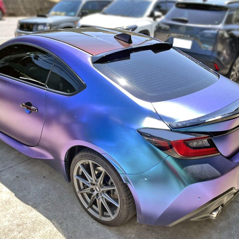2022-2025 Subaru BRZ Toyota GR86 V Style Rear Roof Spoiler Gloss Black