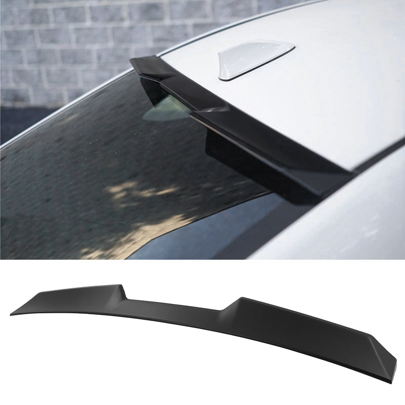 2022-2025 Subaru WRX 5th V Style Window Roof Spoiler Matte Black ABS