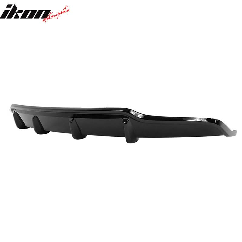 2017-2023 Tesla Model 3 Rear Bumper Diffuser V Style #PBSB Black