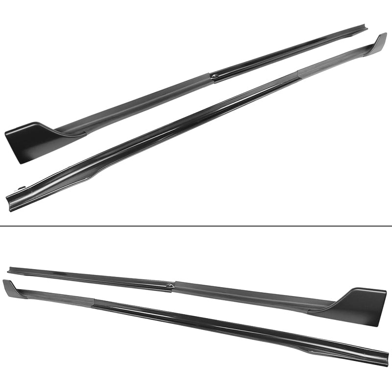 2017-2023 Tesla Model 3 V Style Unpainted Side Skirts Extension 6PC PP