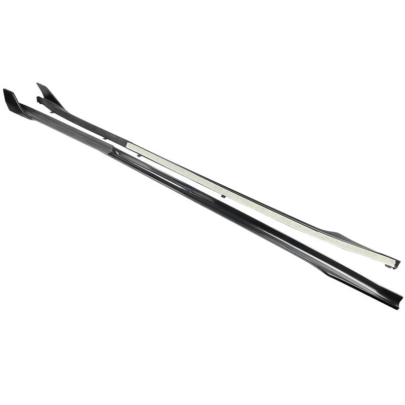 2017-2023 Tesla Model 3 V Style Unpainted Side Skirts Extension 6PC PP