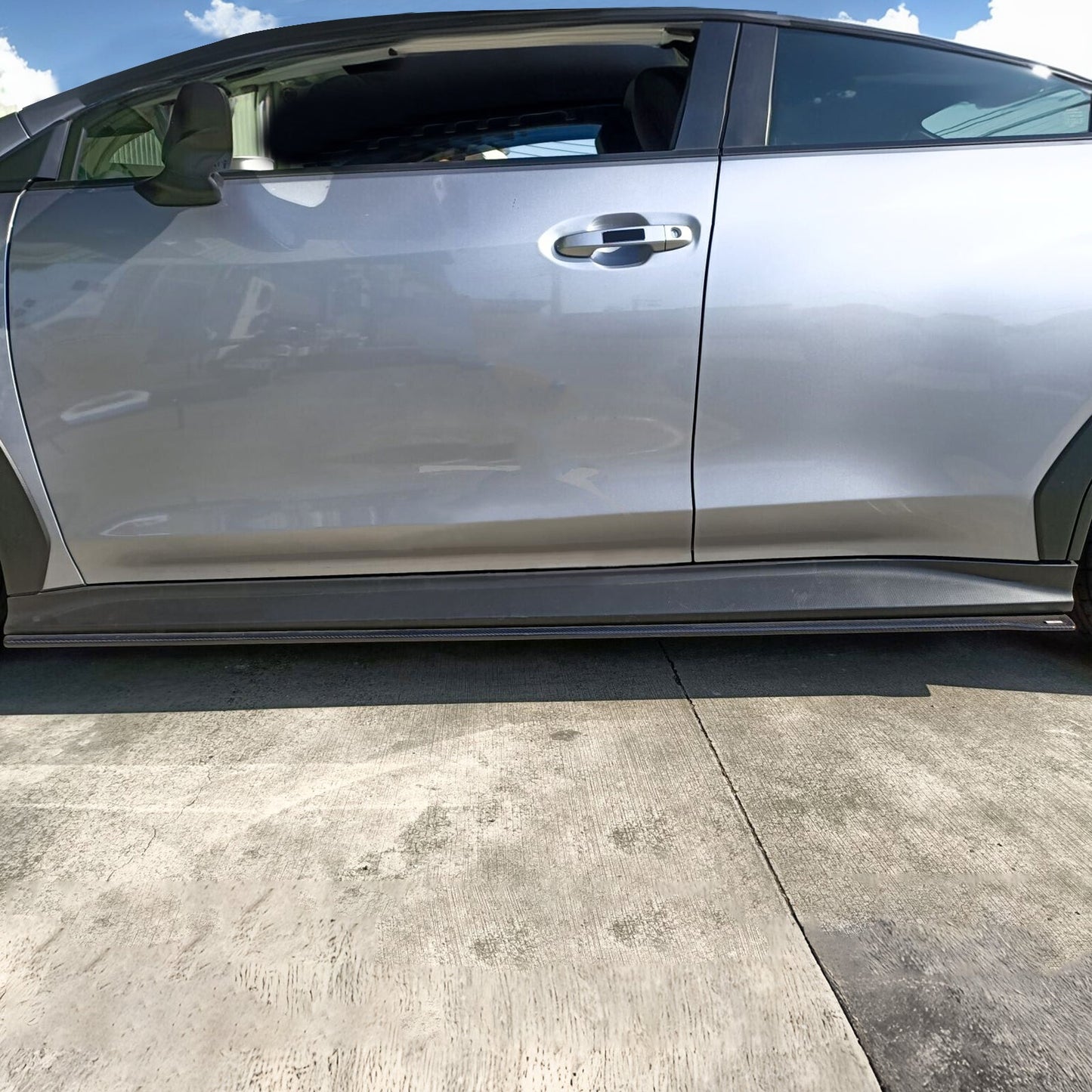 2022-2025 Subaru WRX Unpainted Side Skirts Extension Rocker Panel Pair