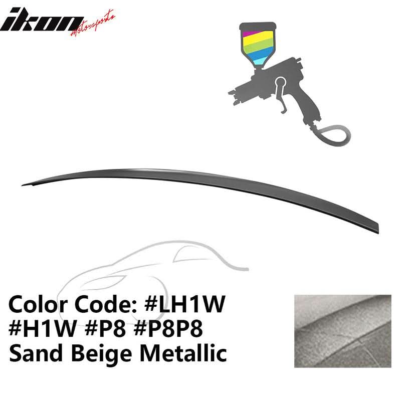 2009-2014 Audi A4 Quattro B8 4Door Painted ABS Trunk Spoiler Wing