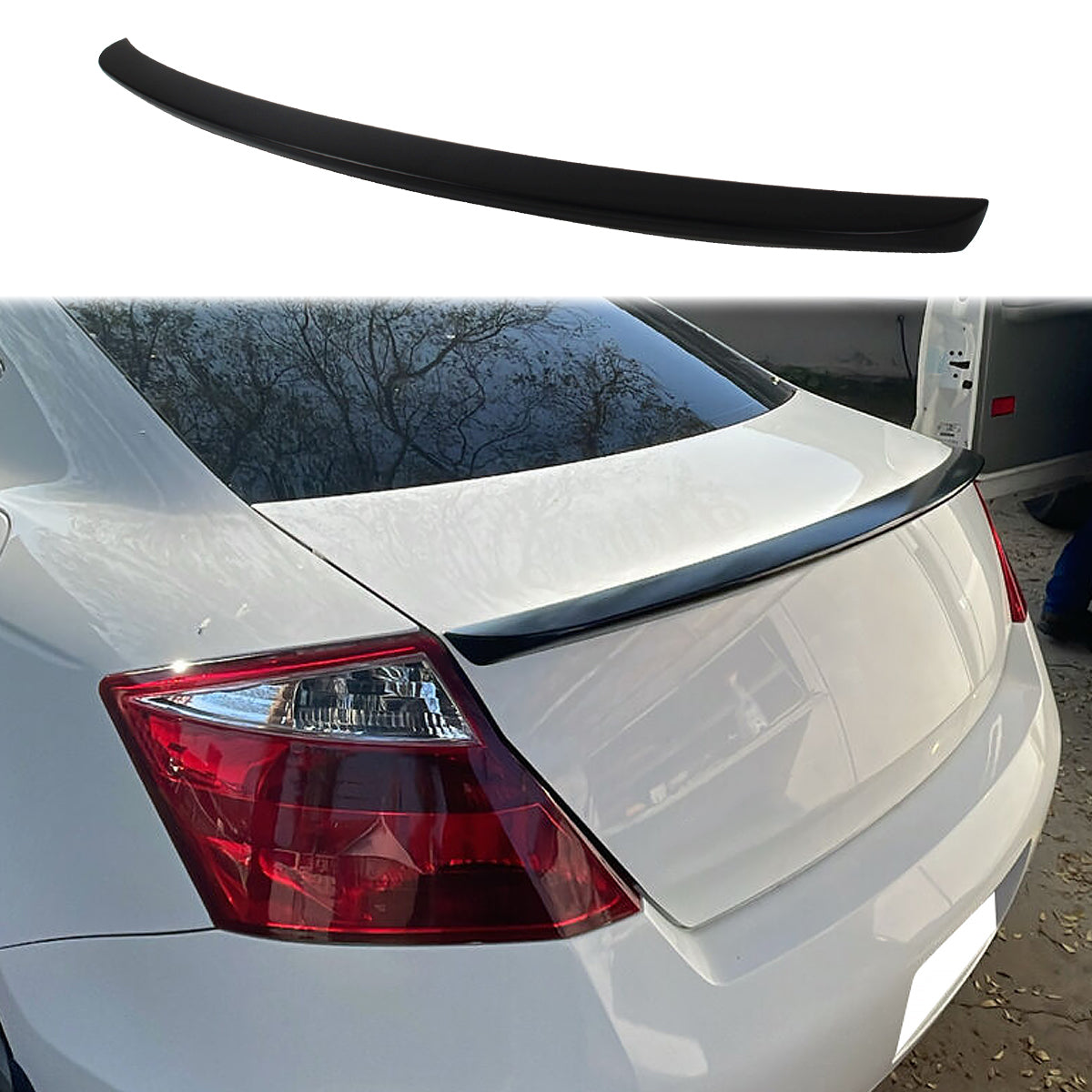 2008-2012 Honda Accord Coupe 2Dr Painted ABS Rear Trunk Spoiler Wing