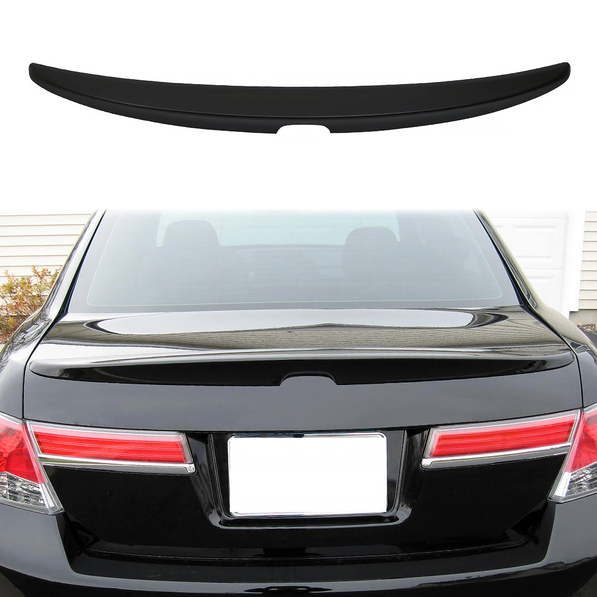 2008-2012 Honda Accord Sedan Painted ABS Rear Trunk Spoiler Wing