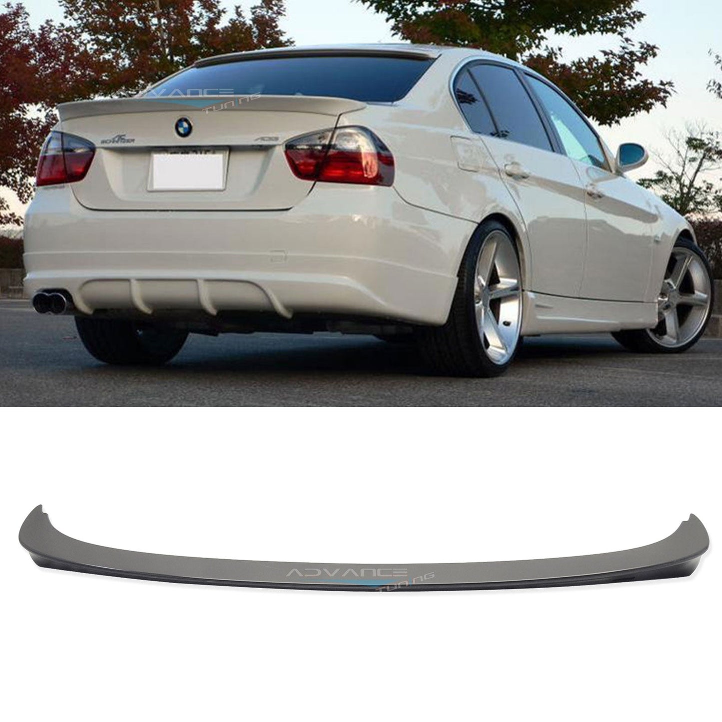 2006-2011 BMW E90 3 Series Sedan AC Style Rear Trunk Spoiler ABS