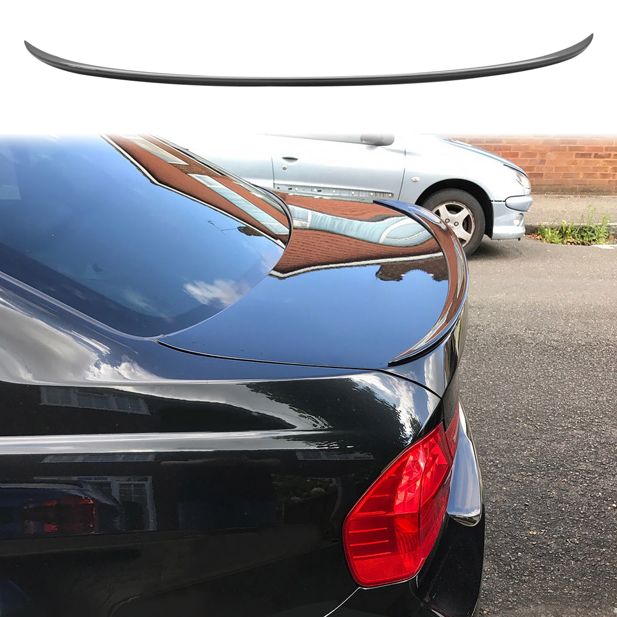 2006-2011 BMW E90 3 Series Sedan M3 Style Rear Trunk Spoiler ABS