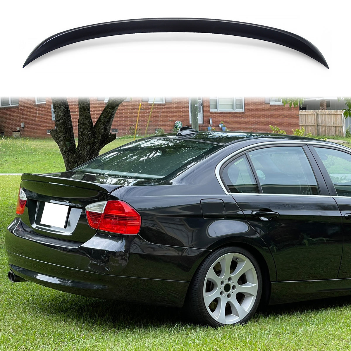 2006-2011 BMW E90 3 Series Sedan Rear Trunk Spoiler ABS