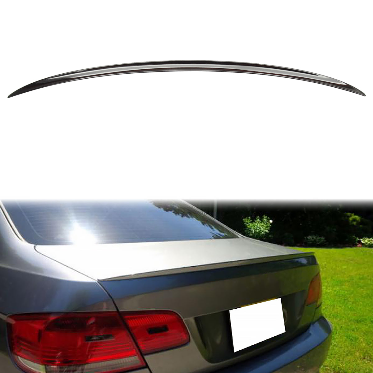 2007-2013 BMW E92 3 Series Coupe M3 Style Trunk Spoiler ABS