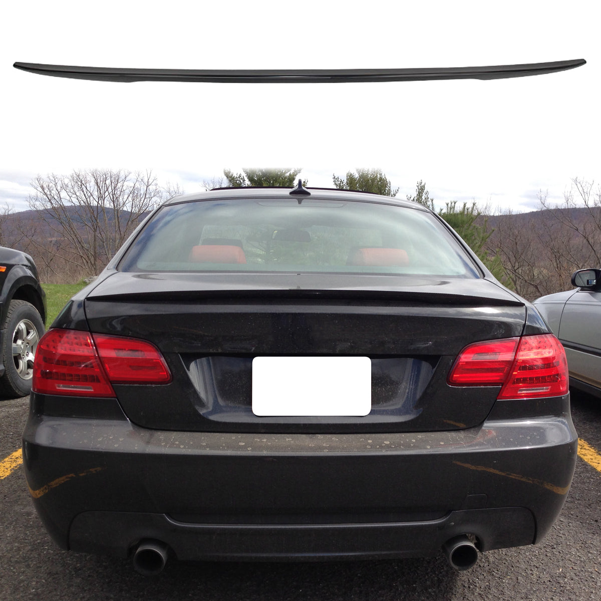 2007-2013 BMW E92 3 Series Coupe Performance Style Trunk Spoiler ABS