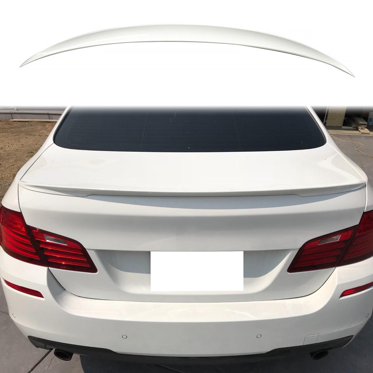 2011-2016 BMW 5 Series F10 4Dr Sedan P Style Trunk Spoiler Wing ABS