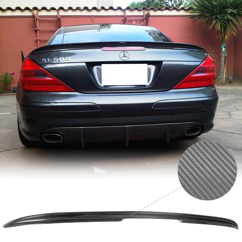 2011-2016 Benz SLK Class R172 AMG Carbon Fiber CF Rear Trunk Spoiler