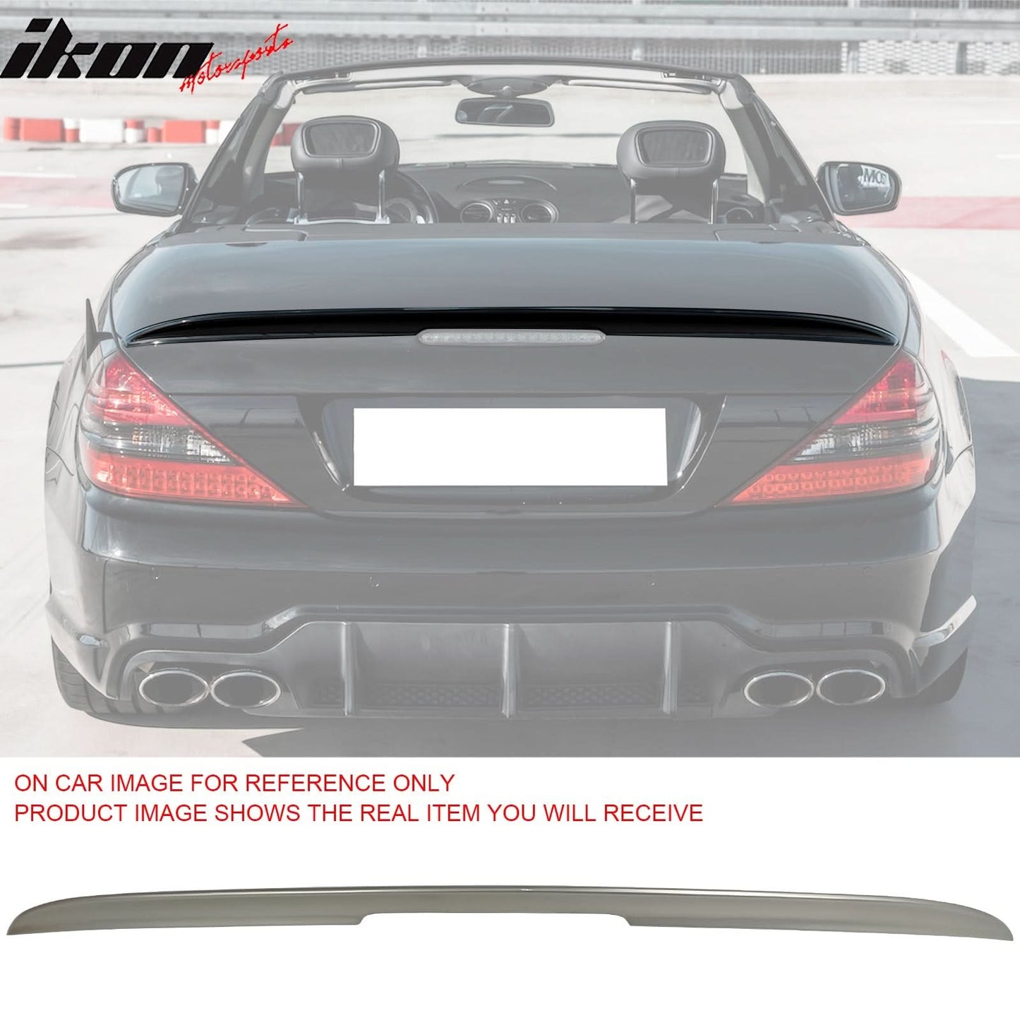2003-2011 Mercedes Benz SL-Class R230 Rear Trunk Spoiler ABS