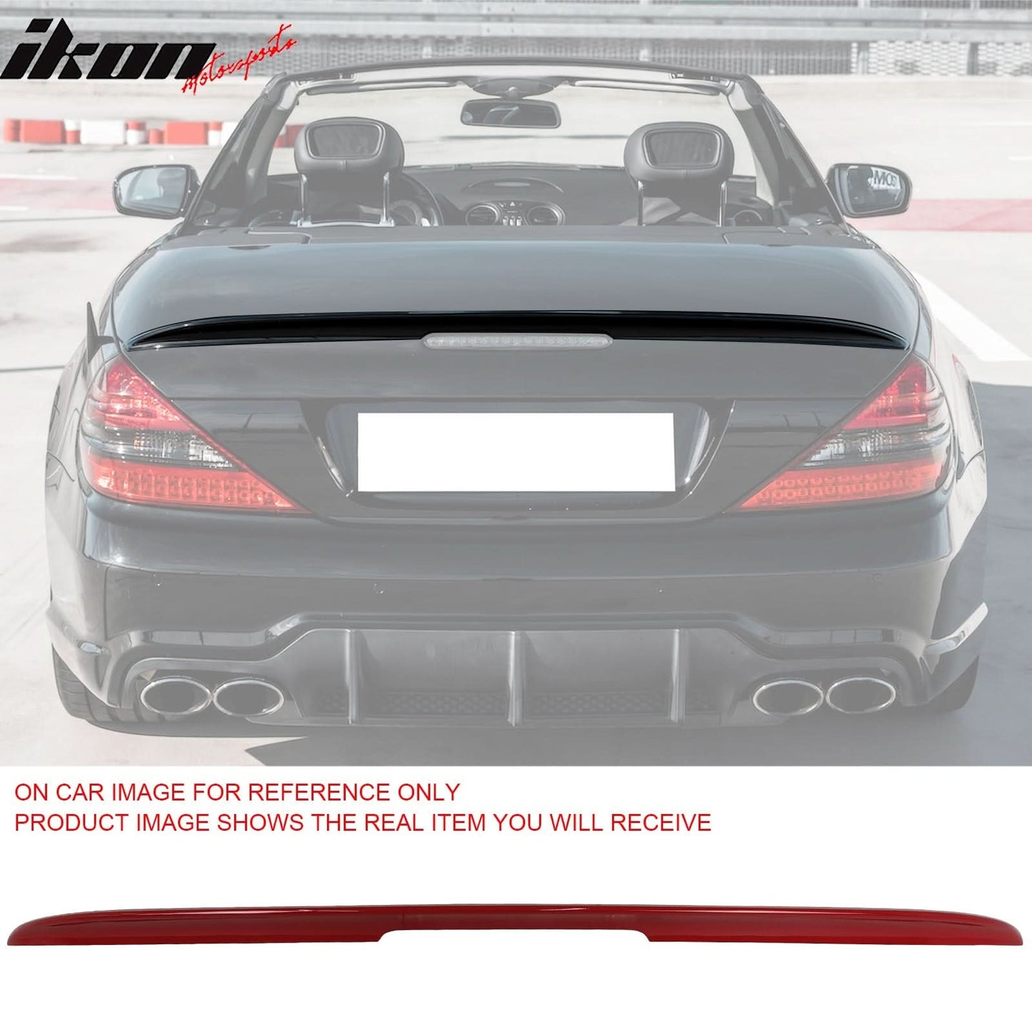2003-2011 Mercedes Benz SL-Class R230 Rear Trunk Spoiler ABS