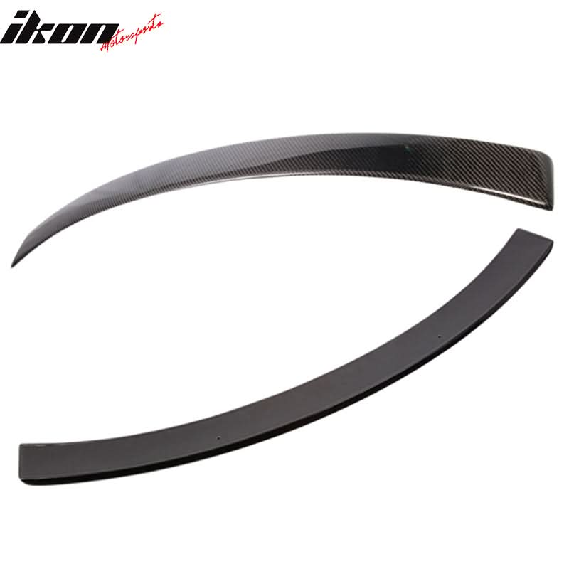 Fits 08-14 C-Class W204 CF OE Roof Wing & V Type Trunk Spoiler