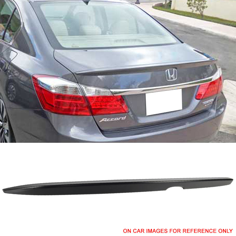 2013-2017 Honda Accord 9th Sedan Unpainted Trunk Spoiler ABS Plastic