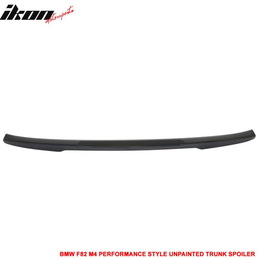 2015-2020 BMW F82 4 Series M4 Performance Style Trunk Spoiler Wing ABS