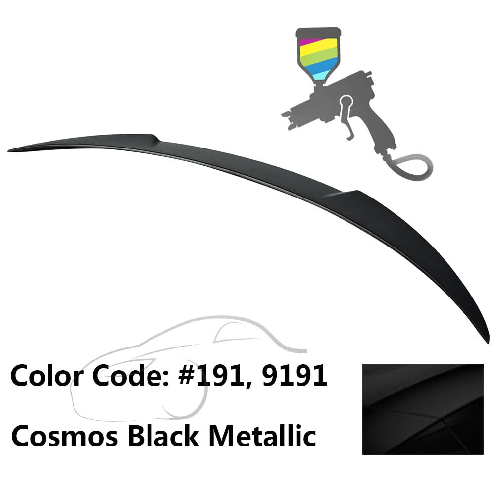 2013-2018 Mercedes Benz W117 CLA Class Sedan V Style Trunk Spoiler ABS
