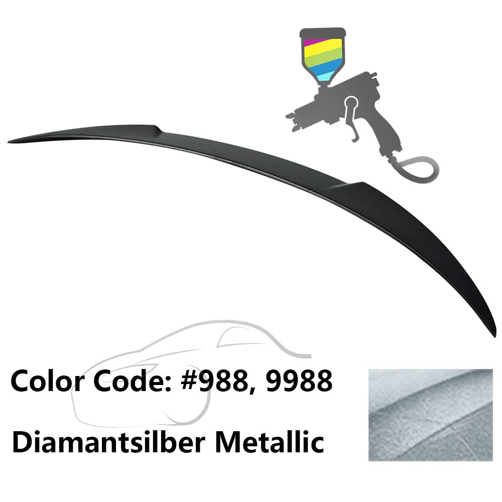 2013-2018 Mercedes Benz W117 CLA Class Sedan V Style Trunk Spoiler ABS