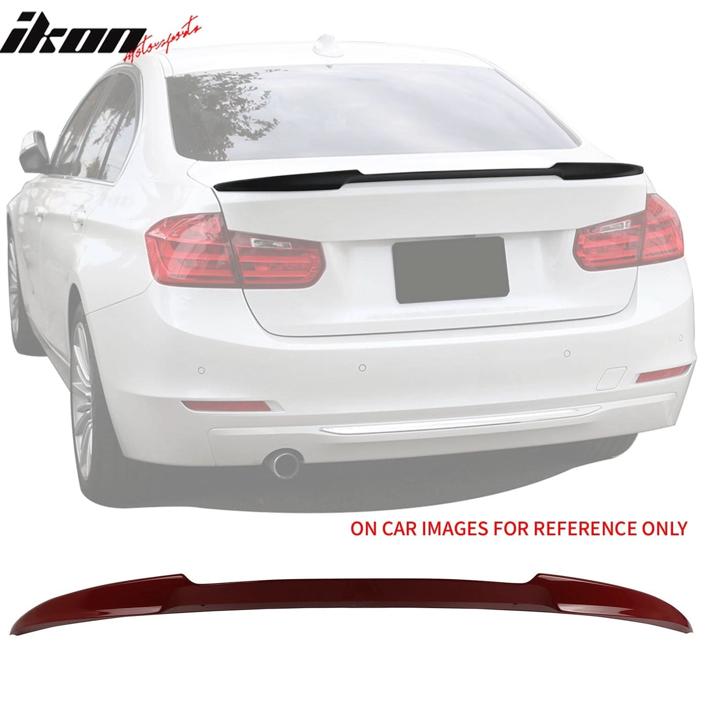 2012-2020 BMW 3 Series F80 M3 F30 4Dr V Style Trunk Spoiler Wing ABS