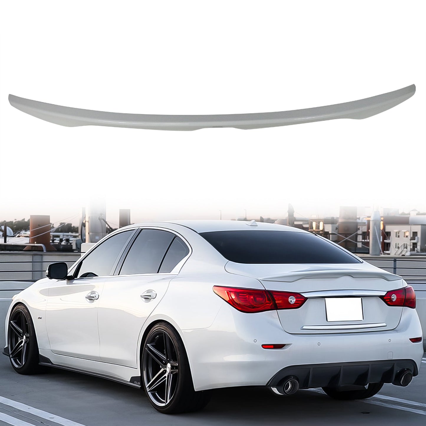2014-2024 Infiniti Q50 Sedan OE Trunk Spoiler ABS