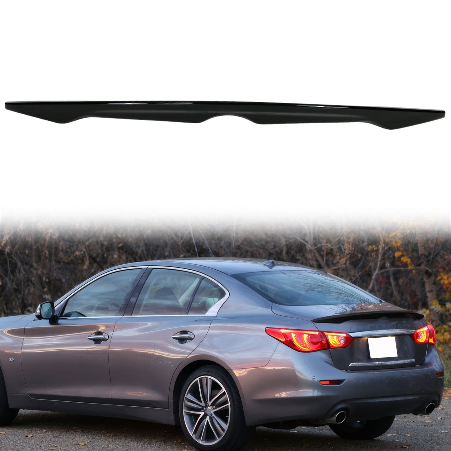 2014-2024 Infiniti Q50 Sedan OE Trunk Spoiler ABS