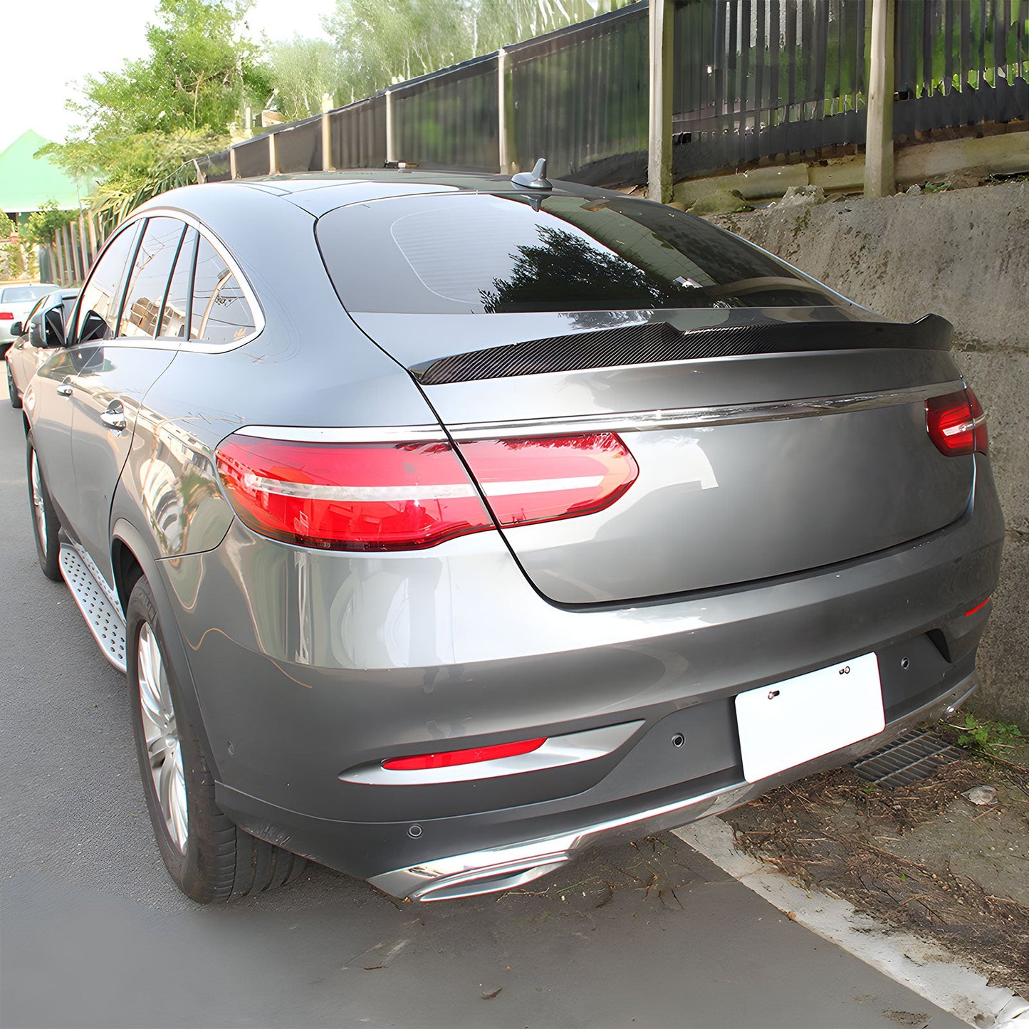 2016-2019 Benz C292 GLE-Class Coupe Trunk Spoiler V Style Carbon Fiber