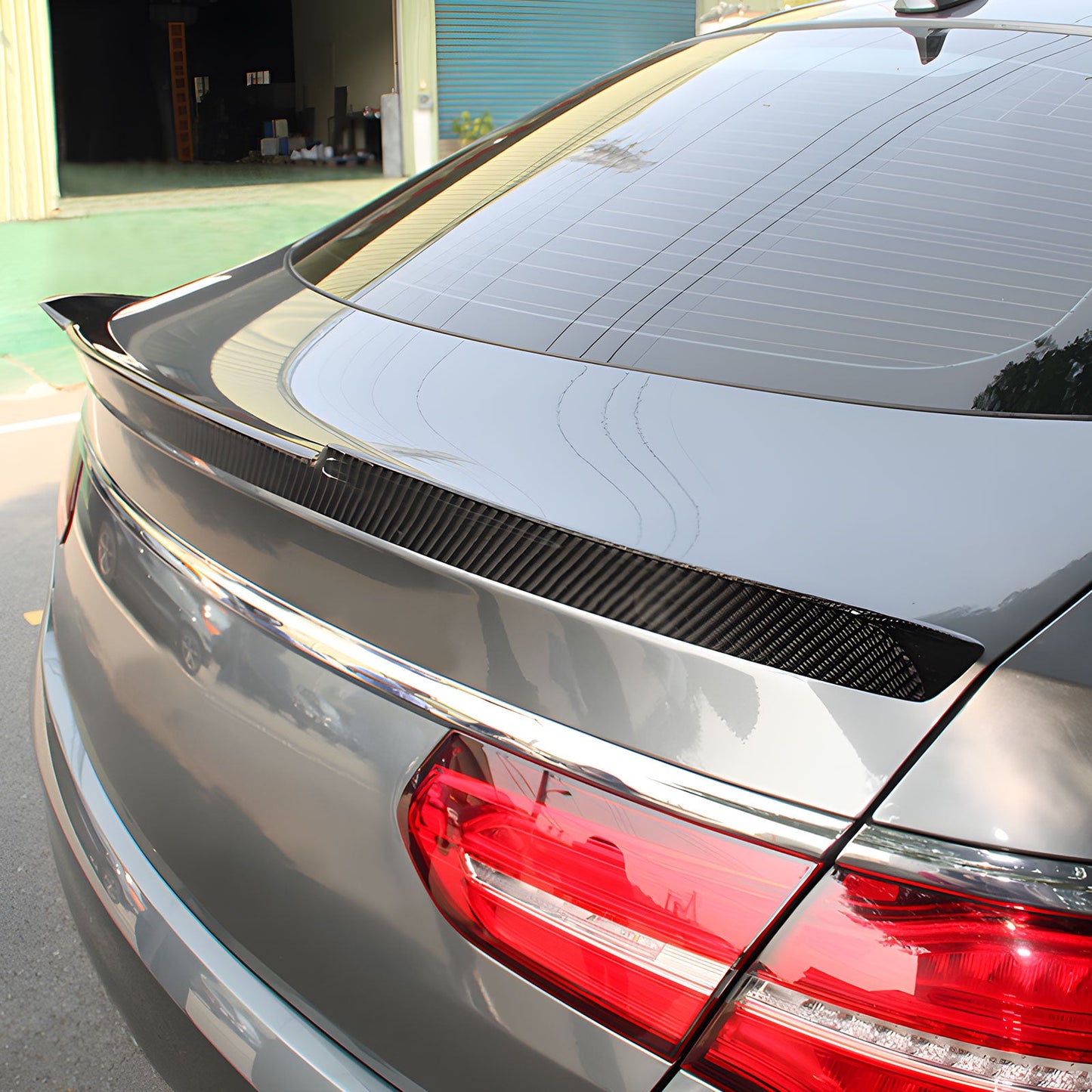 2016-2019 Benz C292 GLE-Class Coupe Trunk Spoiler V Style Carbon Fiber
