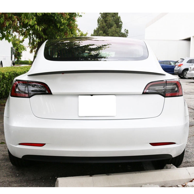 2017-2023 Tesla Model 3 Performance Style Carbon Fiber Trunk Spoiler