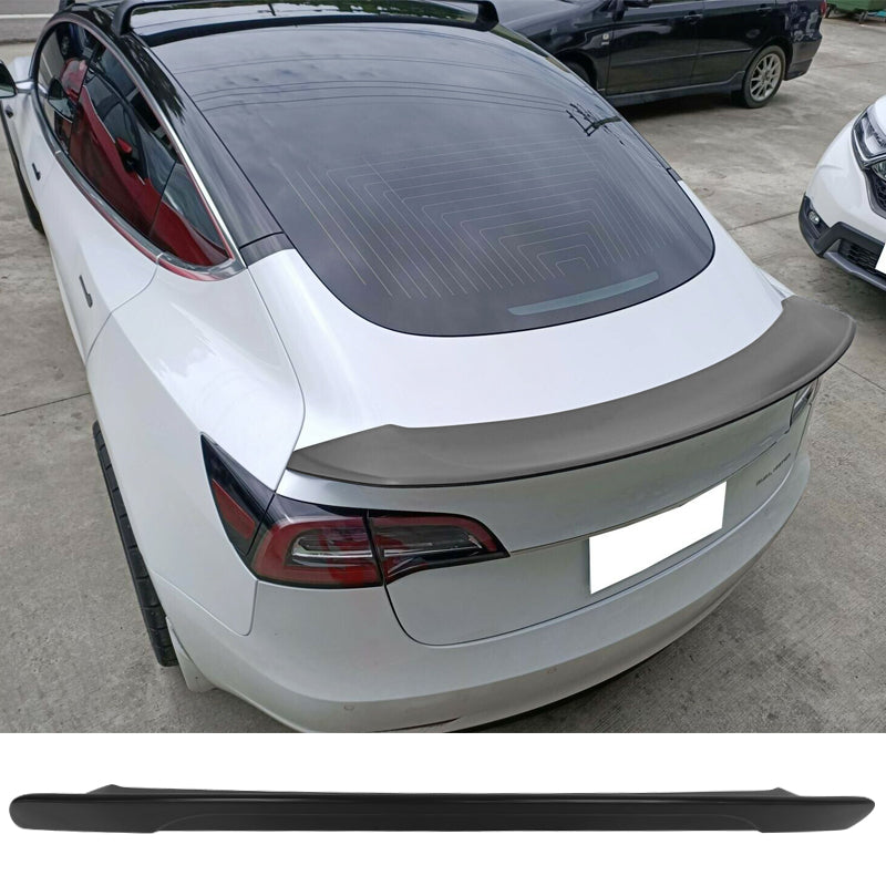 2017-2023 Tesla Model 3 S Style Rear Trunk Lid Spoiler ABS