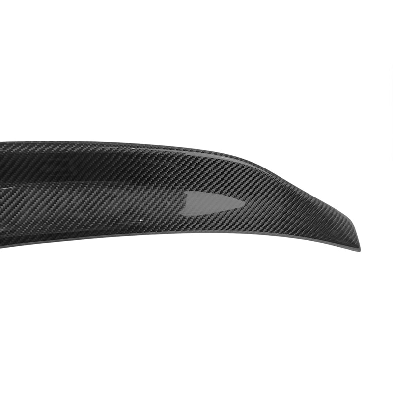 2017-2025 Audi A4 B9 Trunk Spoiler Carbon Fiber V Style Rear Deck Wing
