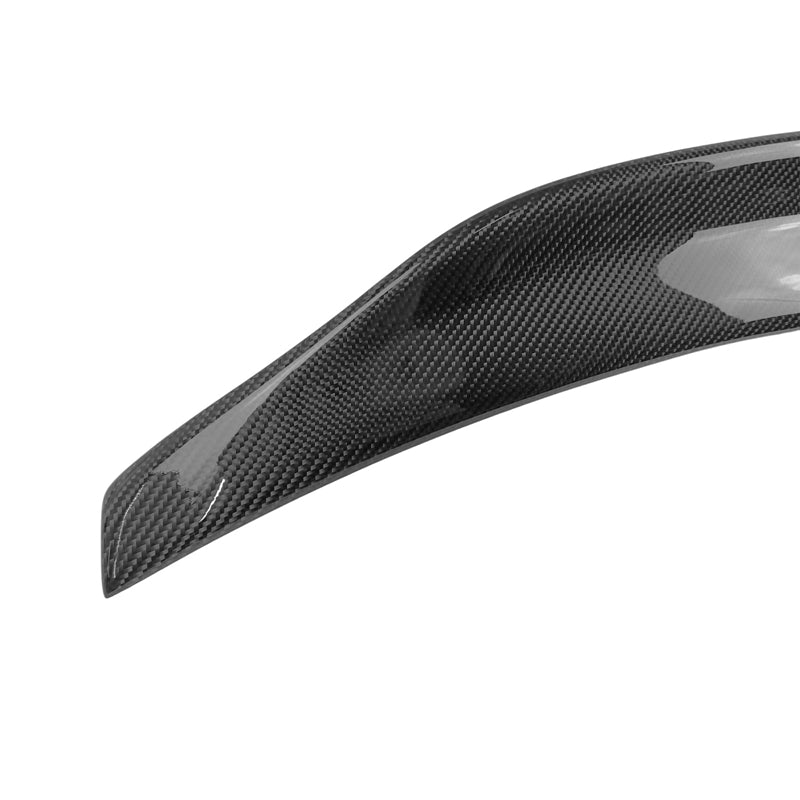 2017-2025 Audi A4 B9 Trunk Spoiler Carbon Fiber V Style Rear Deck Wing