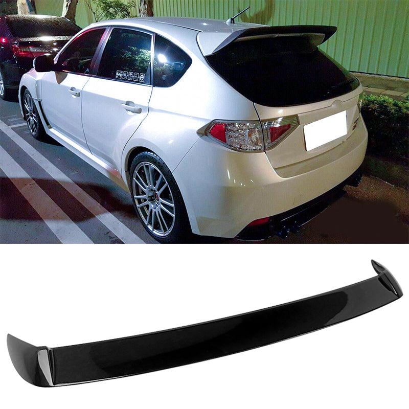 2008-2014 Subaru Impreza WRX STI Roof Spoiler Gurney Flap Gloss Black