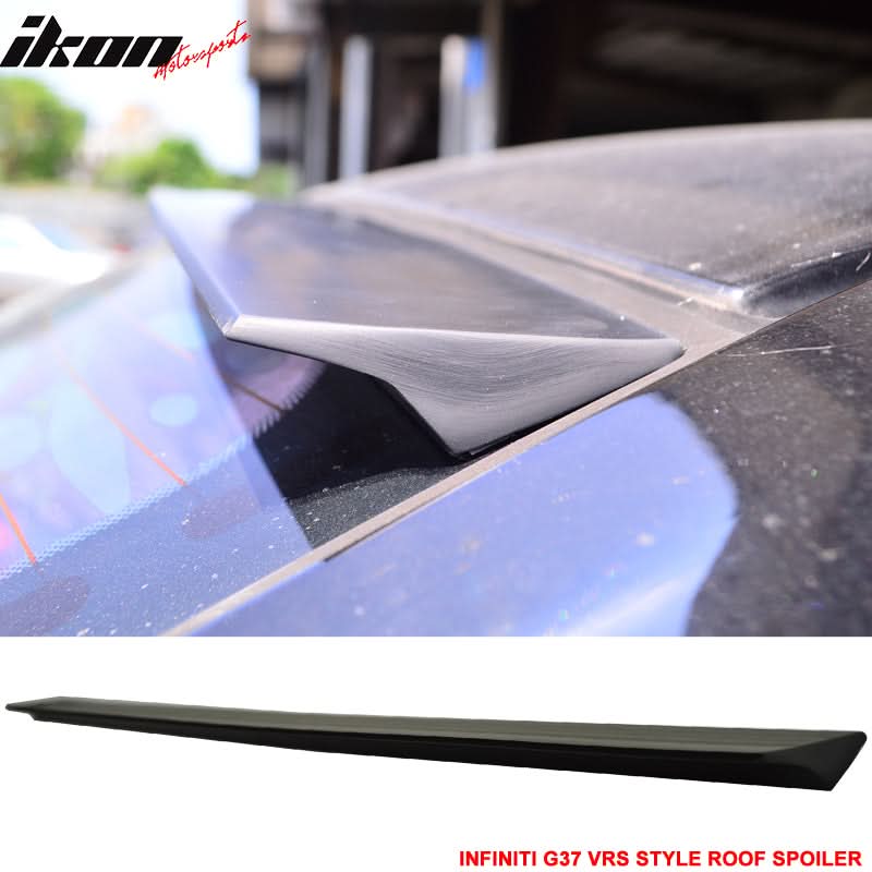 2011-2015 Infiniti G37 V36 4Dr VRS Style Unpainted Roof Spoiler PUF