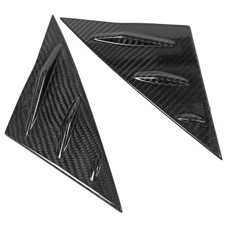 2017-2023 Tesla Model 3 Front Window Vent Carbon Fiber Louver Cover