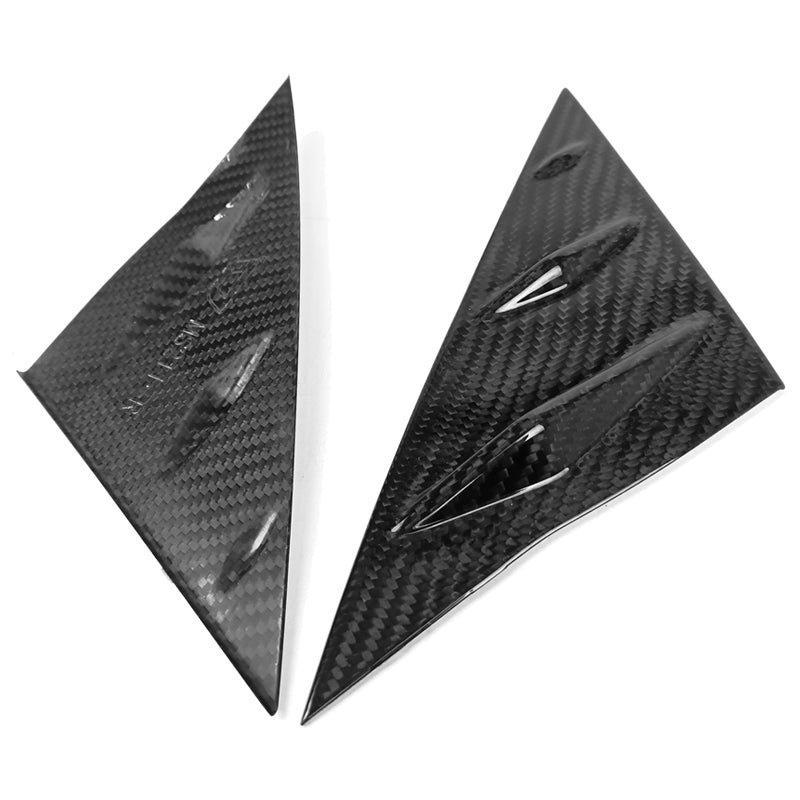 2017-2023 Tesla Model 3 Front Window Vent Carbon Fiber Louver Cover