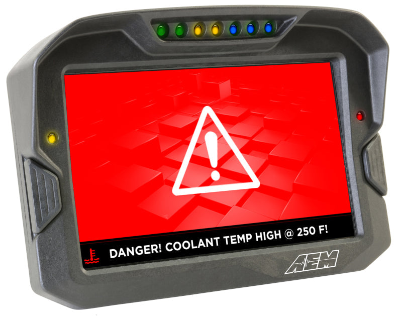 AEM Electronics Digital Dash, CD-7L, Carbon Housing, Data Logging, CAN Bus, Kit
