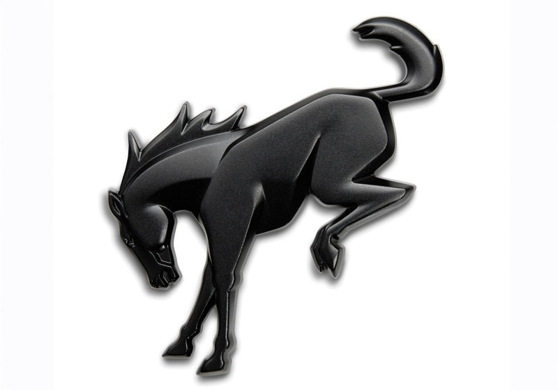 Ford Racing Bronco Rear Emblem - Matte Black M-1447-BRMB