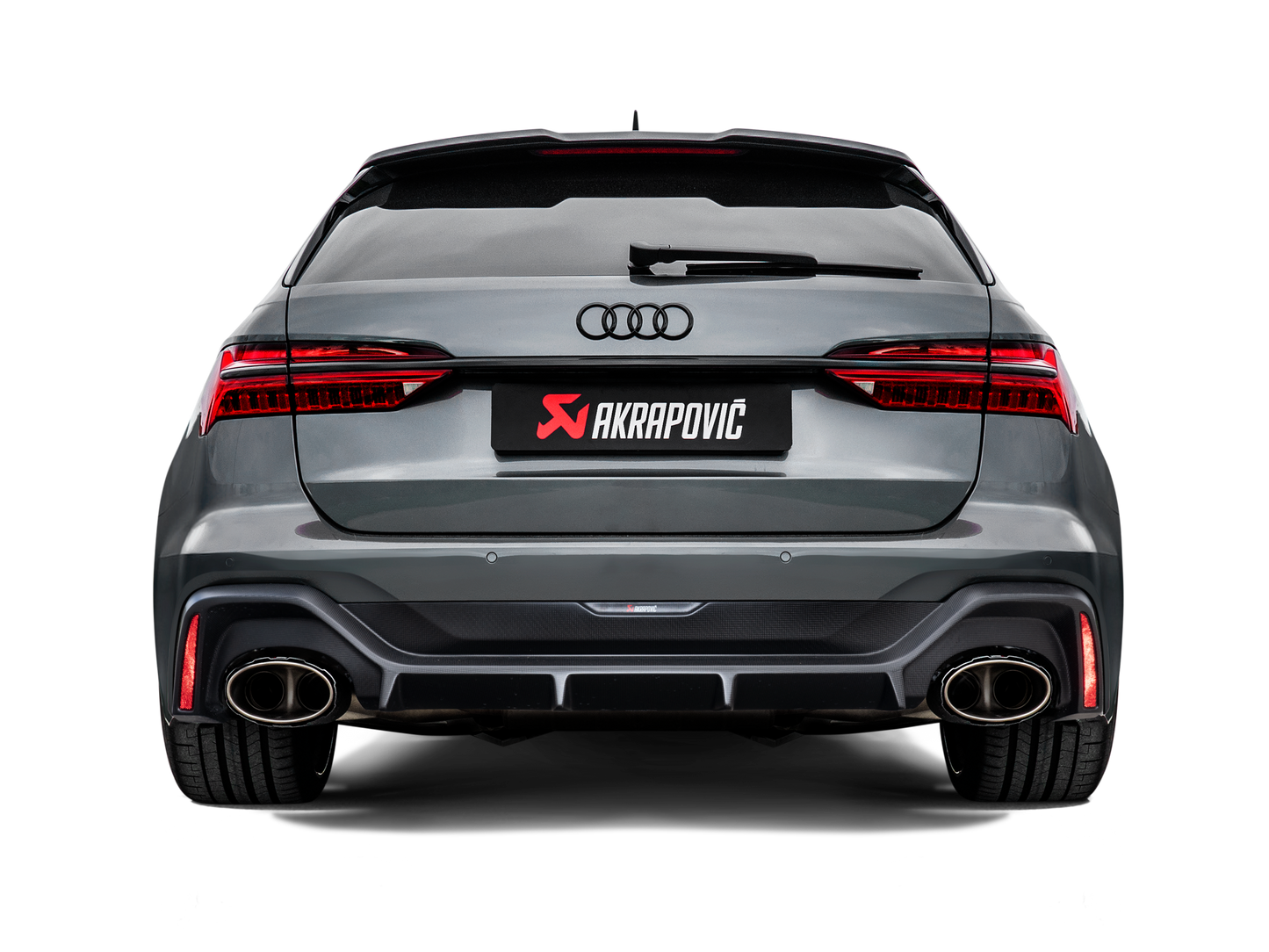 Akrapovic 2023 Audi RS6 Avant (C8) Evolution Line Cat Back (Titanium) (Req Link Pipe Set) S-AU/T/2H