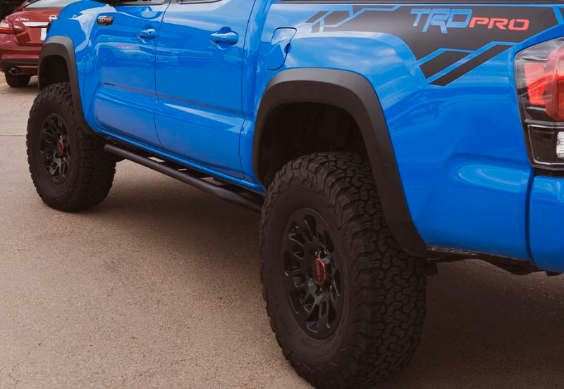 Cali Raised LED Cali Raised 05-23 Toyota Tacoma Trail Edition Rock Sliders - Double Cab Short Bed/No Kick Out/Raw CR2584